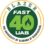 2025 UAB Blazer Fast 40 Award logo