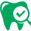 icon teeth cleaning exams